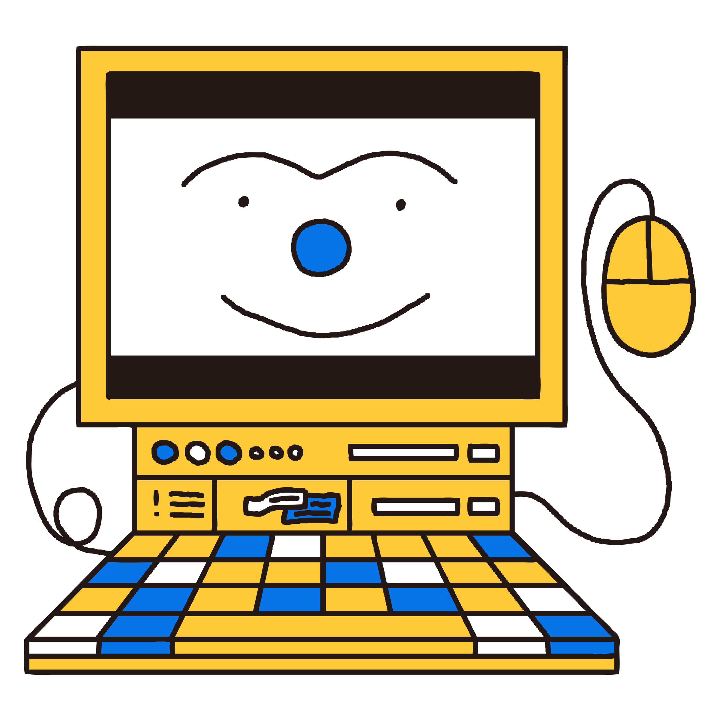 お問い合わせページのイラスト