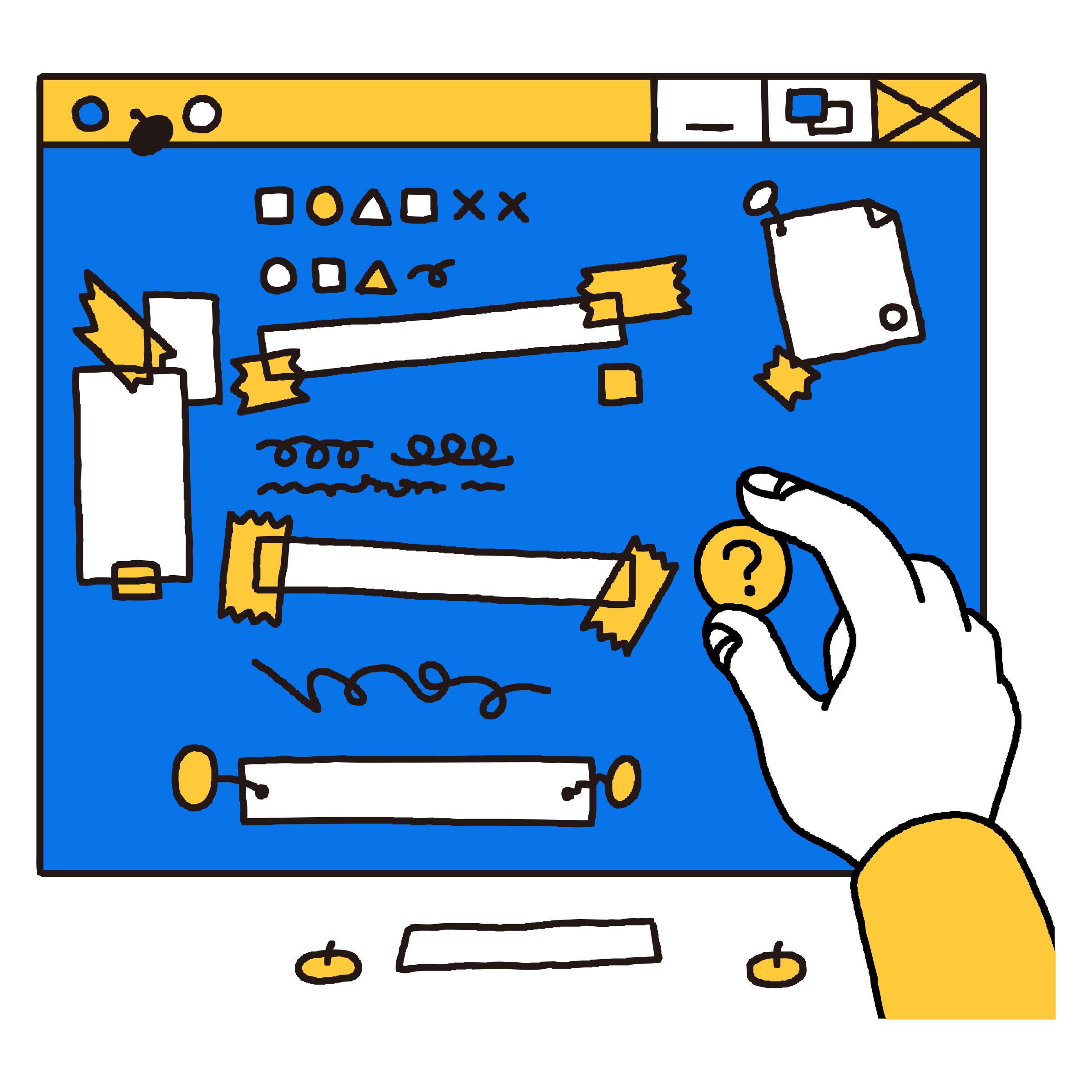 ノーコード、かんたん操作でコンテンツ作成