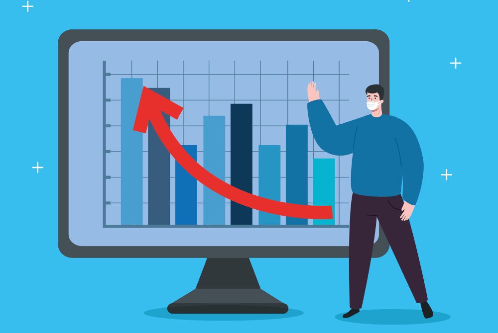 アクティブユーザー率の一般的な推移